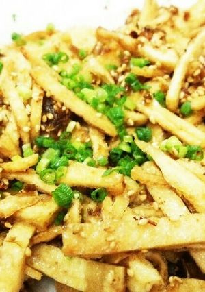 すぐおつまみ！カリカリ油揚げ-レシピのメイン写真