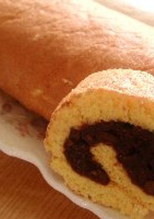 あんこの「ロールケーキ!」-レシピのメイン写真