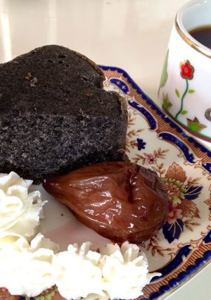 真っ黒黒ゴマケーキ-レシピのメイン写真