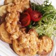 ☆焼きジャガイモに旨マヨ玉ねぎソース☆