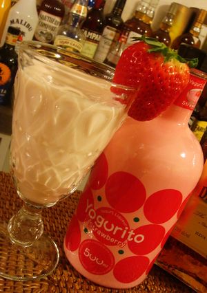 いちご杏仁カクテル-レシピのメイン写真