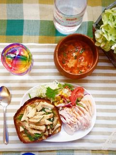 全粒粉パンキッシュ風オープンサンド-レシピのメイン写真