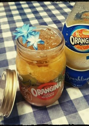 サングリア風オランジーナでフルーツポンチ-レシピのメイン写真