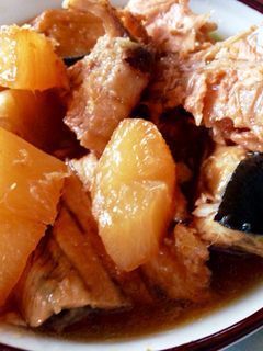 大根とぶりのあら煮-レシピのメイン写真
