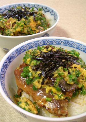 簡単ランチ☆さんま缶で蒲焼丼-レシピのメイン写真