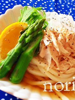 鶏塩レモンぶっかけうどん-レシピのメイン写真