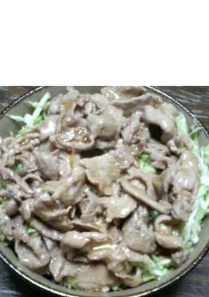 汁(つゆ)が激ウマ♡しょうが焼き丼-レシピのメイン写真