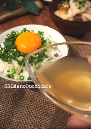 やってみたかった!煎り酒卵かけごはん-レシピのメイン写真