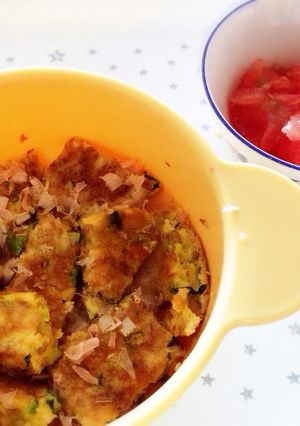 離乳食完了期♡お好み焼き-レシピのメイン写真