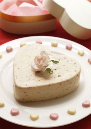 バレンタインに癒しを♥豆乳チーズローズヒップババロア-レシピのメイン写真