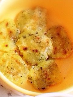 離乳食後期~♡ジャガイモとしらすのおやき-レシピのメイン写真