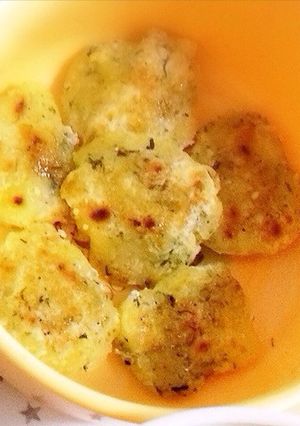 離乳食後期~♡ジャガイモとしらすのおやき-レシピのメイン写真