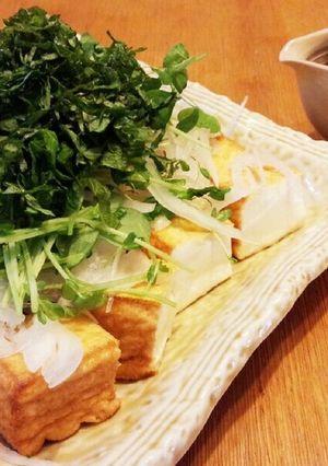 絹生揚げのどっさり野菜盛り♪-レシピのメイン写真