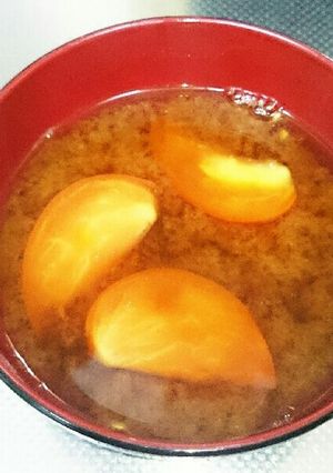 シロさんのトマト味噌汁-レシピのメイン写真