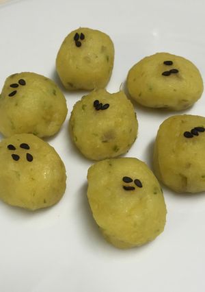 離乳食後期 サツマイモのまんまるお焼き-レシピのメイン写真