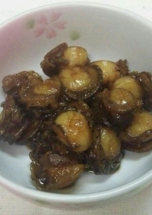 ベビーホタテの甘露煮-レシピのメイン写真