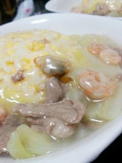 簡単!海鮮あんかけチャーハン-レシピのメイン写真