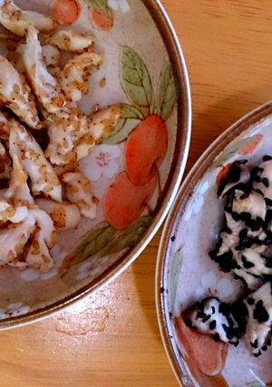離乳食に。超簡単☆手づかみごまささみ焼き-レシピのメイン写真