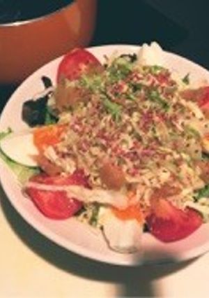 1人暮らしのそうめんサラダ-レシピのメイン写真