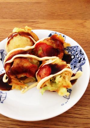 チーズがカリッとろ〜ミートボール焼き♩-レシピのメイン写真