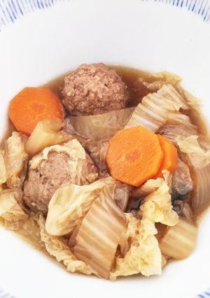 簡単に肉団子鍋！-レシピのメイン写真