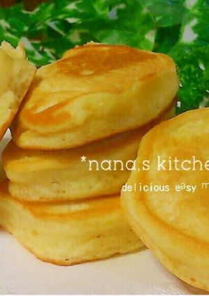 フワモチ♡ママの優しいお豆腐パンケーキ♡-レシピのメイン写真