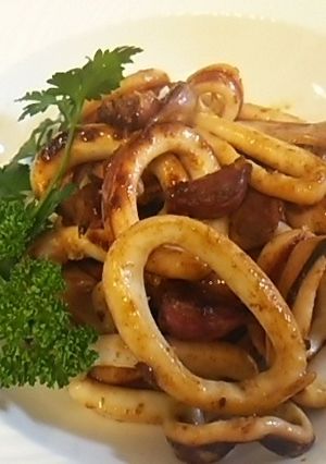 いかとまるごとにんにくバター醤油味-レシピのメイン写真