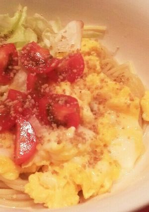 ずぼらde簡単☆彡冷やし中華風パスタ-レシピのメイン写真