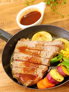 赤ワインとケチャップのステーキソース-レシピのメイン写真