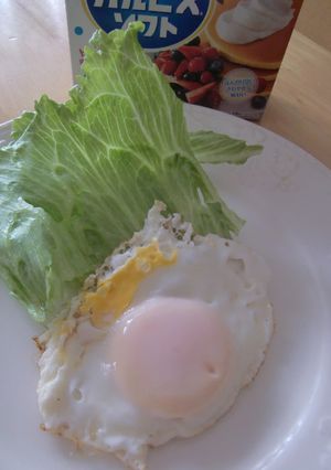 カルピスソフト　DE　目玉焼き-レシピのメイン写真