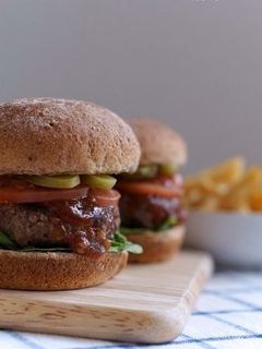ラム肉とミックススパイスのバーガー-レシピのメイン写真