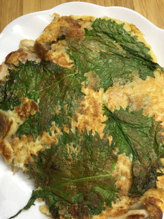 しめじと青シソのお好み焼き-レシピのメイン写真