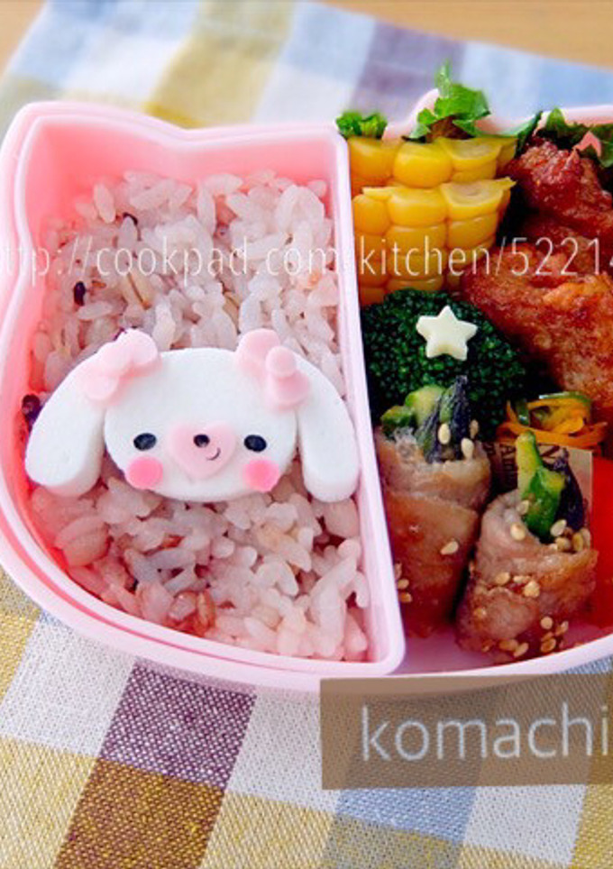 幼稚園 お弁当♡たれみみうさぎ 簡単-レシピのメイン写真