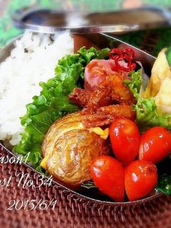 今日の高校生弁当20150601-レシピのメイン写真