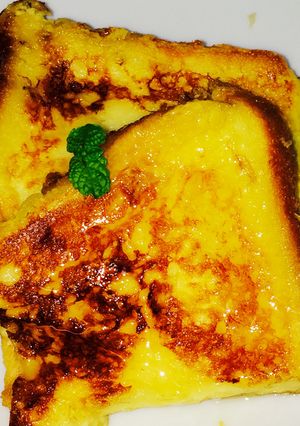 朝食に☆フレンチトースト、バナナ入り-レシピのメイン写真
