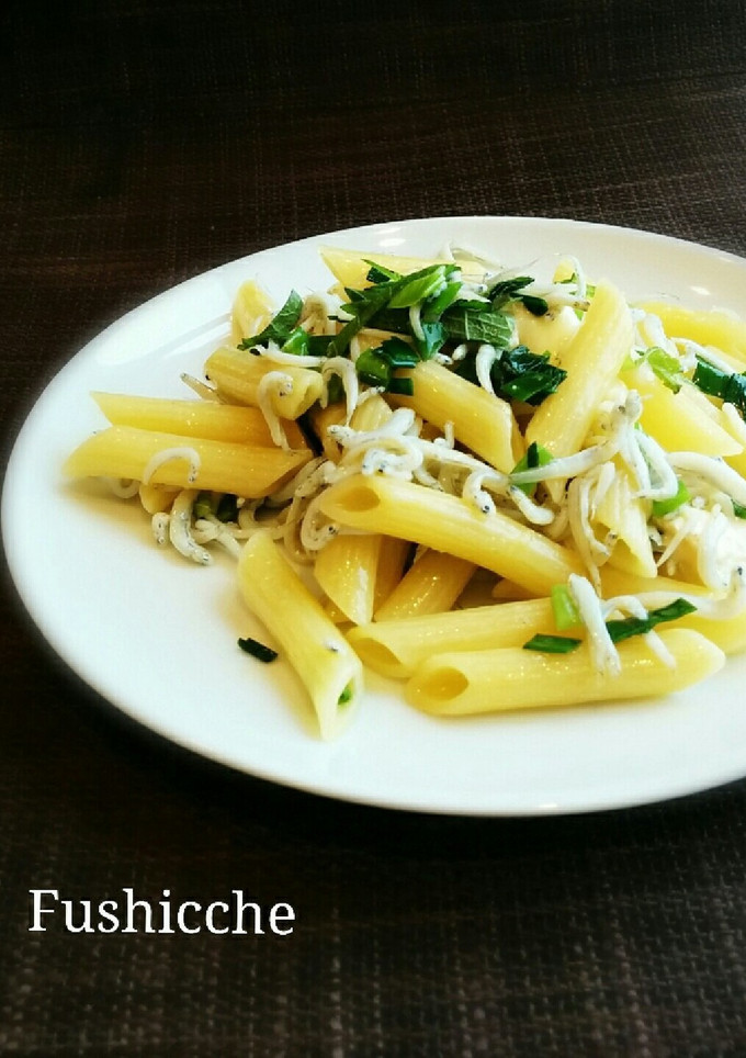 カマンベールと釜揚げしらすの和風パスタ-レシピのメイン写真