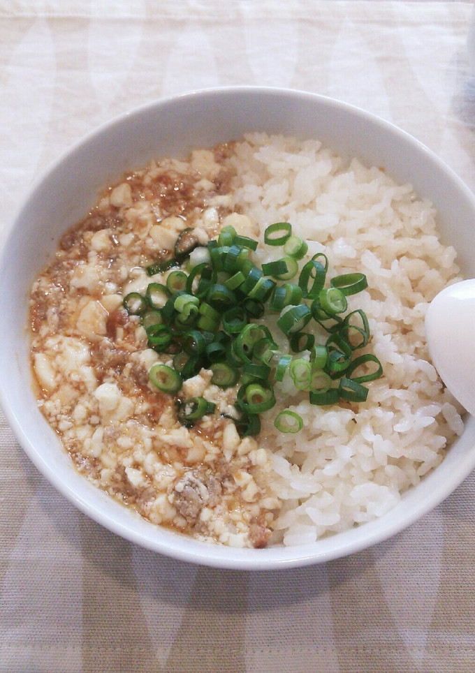 レンジで簡単☆ぴりからとろとろ麻婆丼-レシピのメイン写真