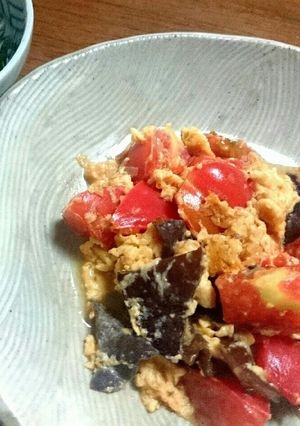 トマトときくらげと卵の炒め物-レシピのメイン写真