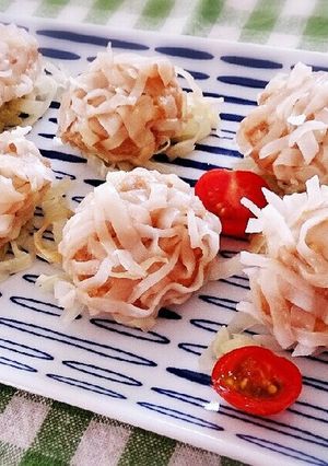 餃子の皮でつくる豆腐入り焼売-レシピのメイン写真