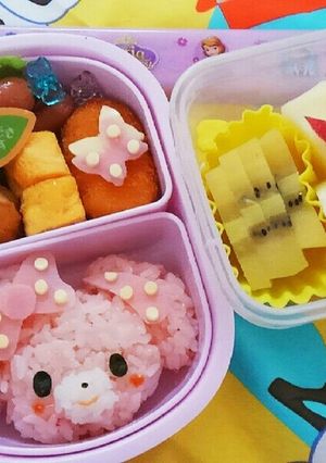 ボンボンリボンのお弁当❤-レシピのメイン写真