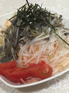 育毛!黒々マヨで大根サラダ-レシピのメイン写真
