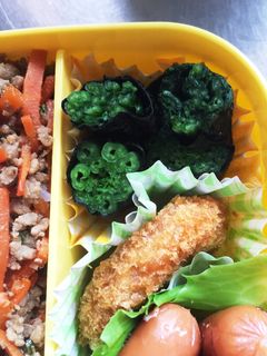 お弁当の1品に!ほうれん草の海苔巻き-レシピのメイン写真