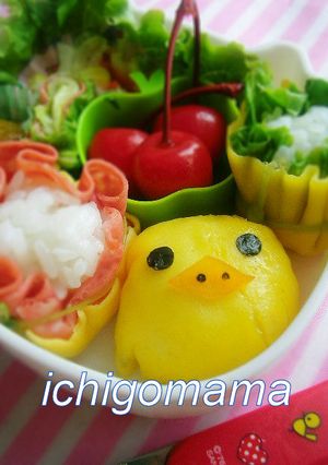 ひよこチャン弁当♪キャラ弁-レシピのメイン写真