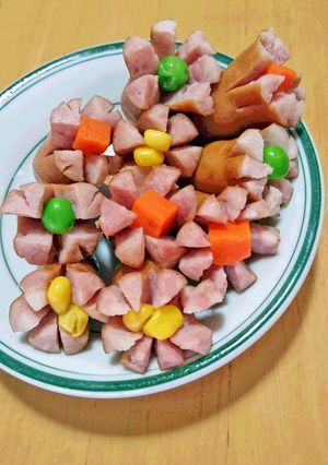 簡単＊お花ウインナー＊-レシピのメイン写真