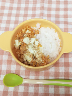 離乳食後期〜完了期☆麻婆丼-レシピのメイン写真