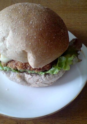 豆腐バーグカツバーガー-レシピのメイン写真