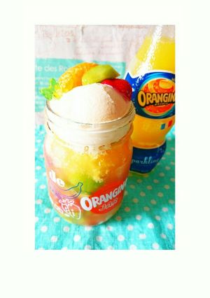 ダブルdeオランジーナ☆フロート-レシピのメイン写真
