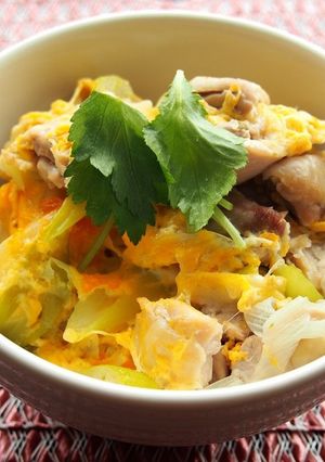 ゆず風味の塩親子丼-レシピのメイン写真
