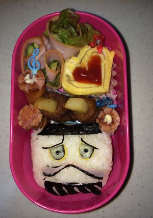妖怪ウォッチ ムリカベ 簡単キャラ弁-レシピのメイン写真