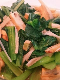 レンジで小松菜の煮浸し-レシピのメイン写真